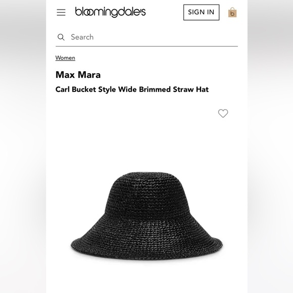 NWOT ‘S Max Mara Label-cut Wide-brimmed Raffle Effect Cloche Size: S/M Spring - Picture 4 of 14